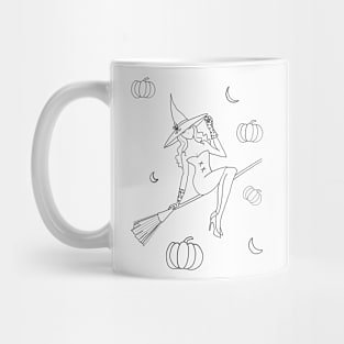 witch, colour me, Mug